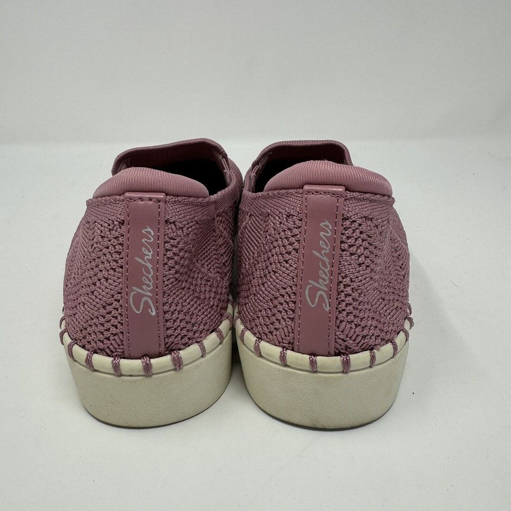 Skechers Vegan Washable Crochet Slip-Ons Sepulveda 2.0 Raspberry Womens 8 - Picture 5 of 7